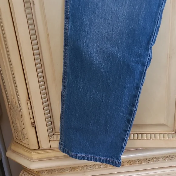 BCBGeneration Classic Blue Straight Leg Jeans - Picture 4 of 6